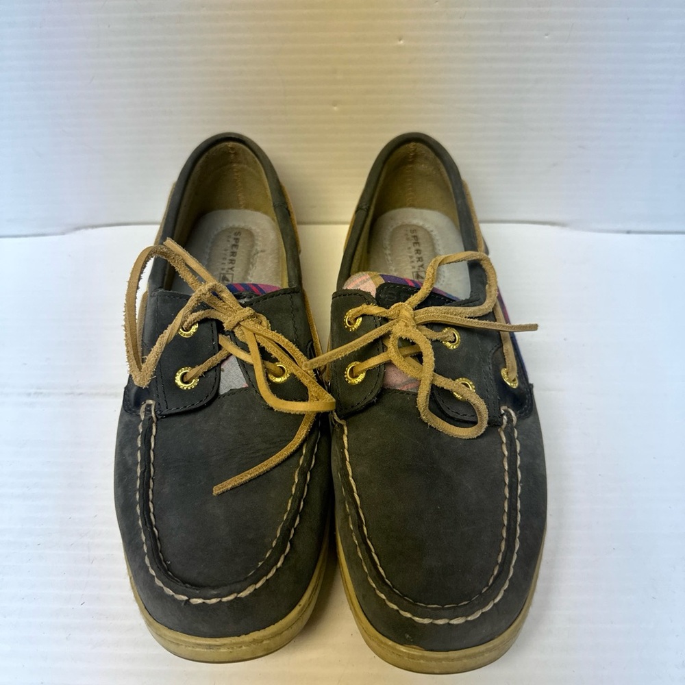 Sperry Top Sider Womens 9353657 Boat Shoes Size US7.5 Leather Blue